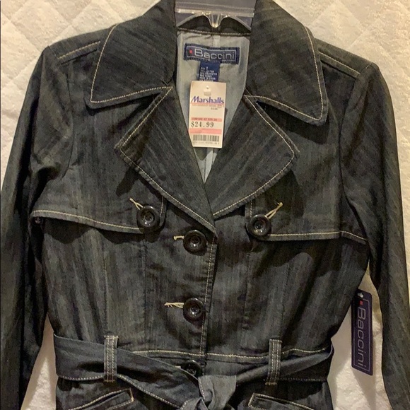 As Is Rachel Hollis Ltd. Black Denim Jacket